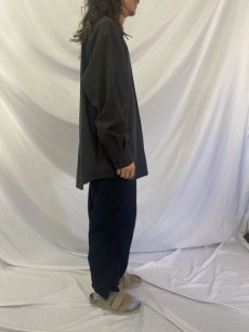 画像3: 90's GAP コットンシャツ BLACK  XL (3)