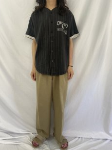 画像2: USA製 CHICAGO WHITE SOX ベースボールシャツ L (2)