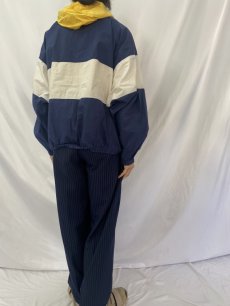 画像4: 90's POLO SPORT Ralph Lauren ボーダー柄コットンパーカー M (4)