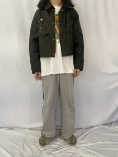 画像2: 90's Barbour ENGLAND製 "SPAY" 3ワラント オイルドジャケット XL (2)