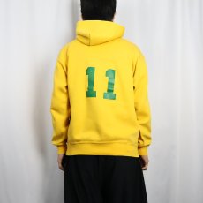 画像3: 90's RUSSELL ATHLETIC USA製 "11" ナンバリング スウェットフーディー L (3)