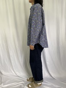 画像3: DOCKERS ラクロス柄 コットンボタンダウンシャツ XL (3)