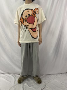 画像2: 90's Disney USA製 ティガー キャラクタープリントTシャツ ONE SIZE (2)