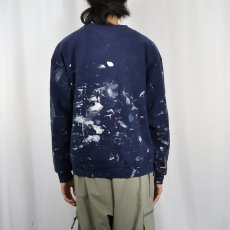 画像3: FRUIT OF THE LOOM ペンキペイント 無地スウェット NAVY XL (3)