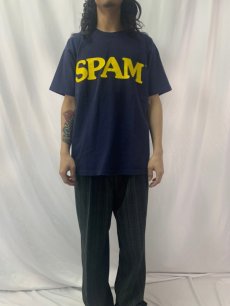 画像2: 90's USA製 SPAM ロゴプリントTシャツ L (2)