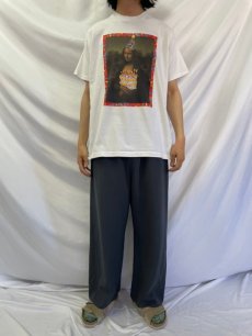 画像2: 90's USA製 モナリザ パロディプリントTシャツ XL (2)