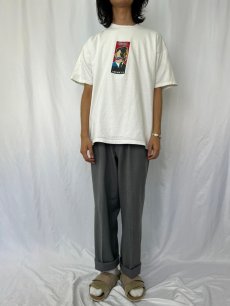 画像2: 90's "THINK " スケートブランドプリントTシャツ XL (2)