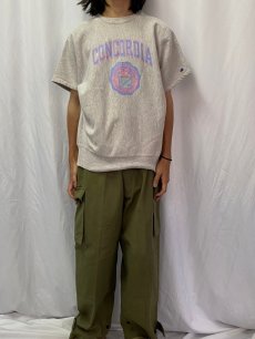 画像2: 80's Champion REVERSE WEAVE USA製 トリコタグ "CONCORDIA" 半袖スウェット XL (2)