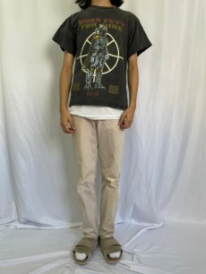 画像2: 90's STAR WARS USA製 BOBA FETT FOR HIRE 映画キャラクターTシャツ M (2)