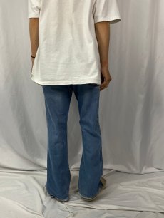 画像4: 70〜80's Levi's 646-0217 オレンジタブ ベルボトムデニムパンツ W35 (4)