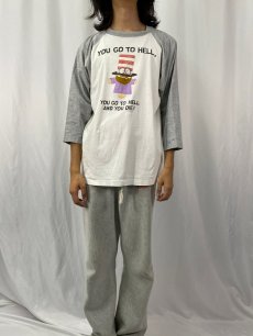 画像2: SOUTH PARK USA製 キャラクタープリント ラグランTシャツ XL (2)