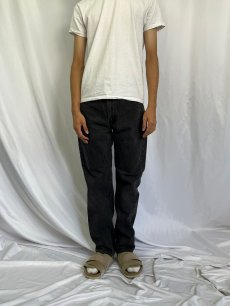 画像2: 90's Levi's 505 USA製 ブラックデニムパンツ W33 (2)