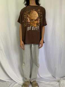 画像2: 90's PEANUTS Pigpen "got dirt?" USA製 パロディTシャツ XL (2)