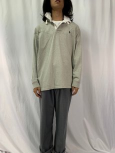 画像2: POLO Ralph Lauren フード付きラガーシャツ XL (2)