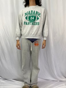 画像2: 90's〜 RUSSELL ATHLETIC USA製 "MABANK PANTHERS" プリントスウェット XL (2)