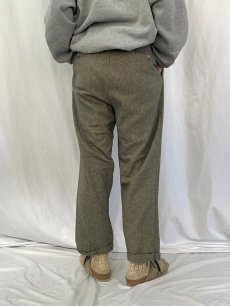 画像4: POLO Ralph Lauren 千鳥格子柄 ツータックコットンスラックス W35 (4)