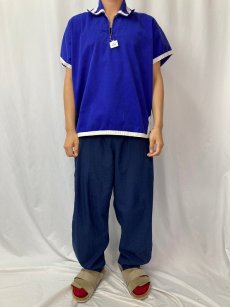 画像2: 50’s Speed line “Second Presbyterian” ハーフジップシャツ SIZE44 (2)