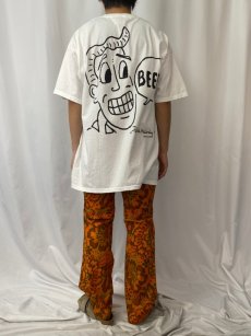 画像5: 90's Patrick Mccurdy "SEX! BEER!" アートプリントTシャツ XL (5)