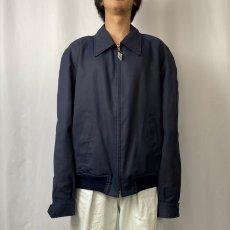 画像2: 80's Burberrys' 裏地バーバリーチェック ブルゾン NAVY (2)