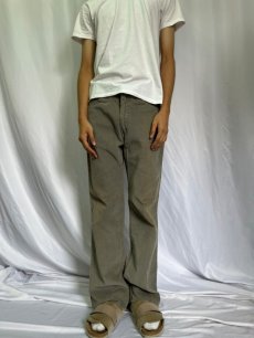 画像2: 70's LEVI'S BIGE 646 ベルボトム コーデュロイパンツ W32 (2)