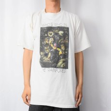 画像2: 90's Carl W. Rohrig USA製  "WHO'S WHO IN... THE RAINFOREST" アートプリントTシャツ XL (2)