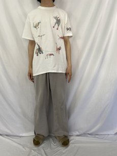 画像3: 90's Herman Miller SQA インテリアメーカープリントTシャツ L (3)