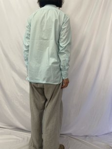 画像4: 90's Turnbull&Asser ENGLAND製 "SEA ISLAND COTTON" マチ付き コットンブロードシャツ  (4)