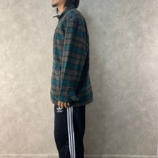 画像3: 90's STUSSY OUTER GEAR ウエスタンヨーク切替 ウールジャケット L (3)