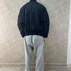 画像5: 90's〜 ALPHA INDUSTRIES,INC. 民間用 MA-1 フライトジャケット LARGE (5)