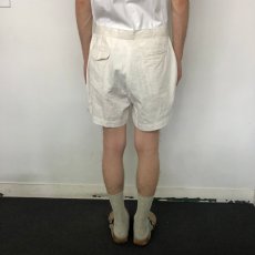 画像5: White Linen Shorts W26-33 (5)