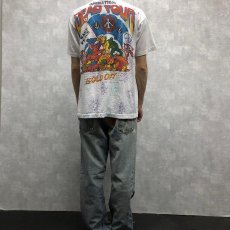 画像5: 90's GRATEFUL DEAD USA製 "DEAD TOUR 91" ツアー手刷りプリントTシャツ XL (5)