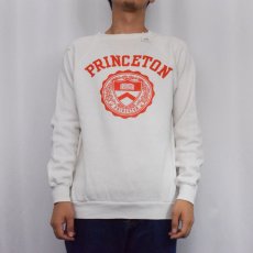 画像2: 80's "PRINCETON" プリントラグランスウェット (2)