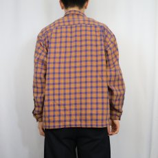 画像3: 90's Patagonia ORGANIC COTTON チェック柄 ヘビーネルシャツ M (3)