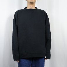 画像2: Marlboro アームポケット付き 無地スウェット BLACK XL (2)