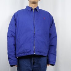 画像2: 90's POLO Ralph Lauren チンスト付き ダウンスイングトップ L (2)