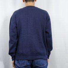 画像3: 70's Champion バータグ USA製 "BALL STATE UNIVERSITY" Vネック プリントスウェット NAVY XL (3)