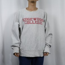 画像2: 90's〜 Champion REVERSE WEAVE "EDGEWOOD COLLEGE" プリントスウェット (2)