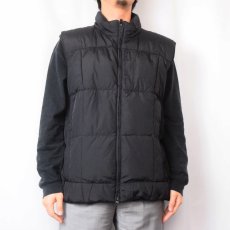 画像2: Eddie Bauer ナイロン×ポリエステル ダウンベスト BLACK XL (2)