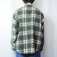 画像3: 70's Roomy Richard チェック柄 ライトネルシャツ SIZE16 1/2 (3)