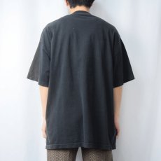 画像3: 2000's 月プリントTシャツ BLACK XXL (3)