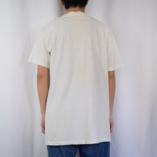 画像3: 90's Saturday Record CANADA製 ニュースペーパープリントTシャツ XL (3)