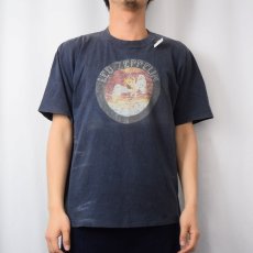 画像2: 70's LED ZEPPELIN ロックバンドプリントTシャツ (2)