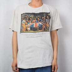 画像2: LAST SUPPER OF ROCKSTAR 最後の晩餐パロディ ロックスタープリントTシャツ XL (2)