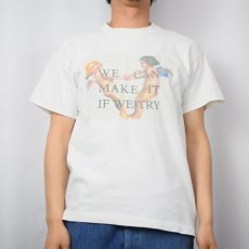 画像3: 90's WE CAN MAKE IT IF WE TRY, JUST THE TWO OF US ジャズTシャツ M (3)