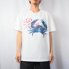 画像2: 90's POLO Ralph Lauren USA製 蟹プリントTシャツ L (2)