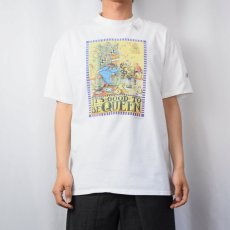 画像2: 90〜2000's Mary Engelbreit "IT'S GOOF TO BE QUEEN" アートプリントTシャツ L (2)