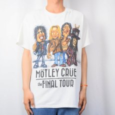 画像3: MOTLEY CRUE ヘヴィメタルバンドツアーTシャツ L (3)