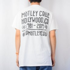 画像4: MOTLEY CRUE ヘヴィメタルバンドツアーTシャツ L (4)