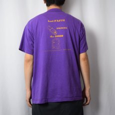 画像4: 90's USA製 "PRAYER IS THE KEY TO HEAVEN" ジーザスプリントTシャツ L (4)