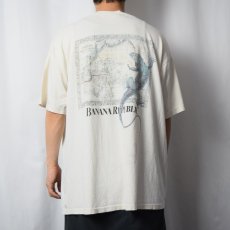 画像3: 90's BANANA REPUBLIC USA製 トカゲプリントTシャツ XL (3)